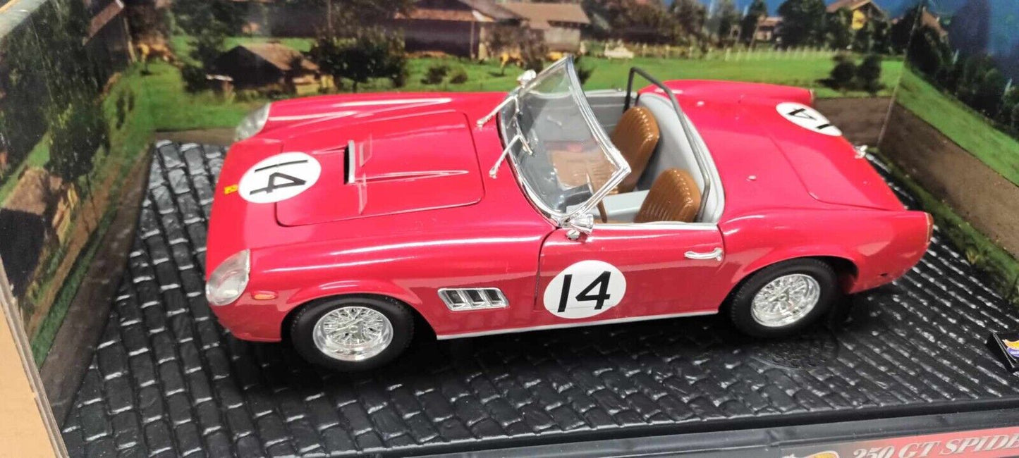 Ferrari 250 GT LWB California Spyder 12h di Sebring 1960 Hot Wheels 1:18 Usato