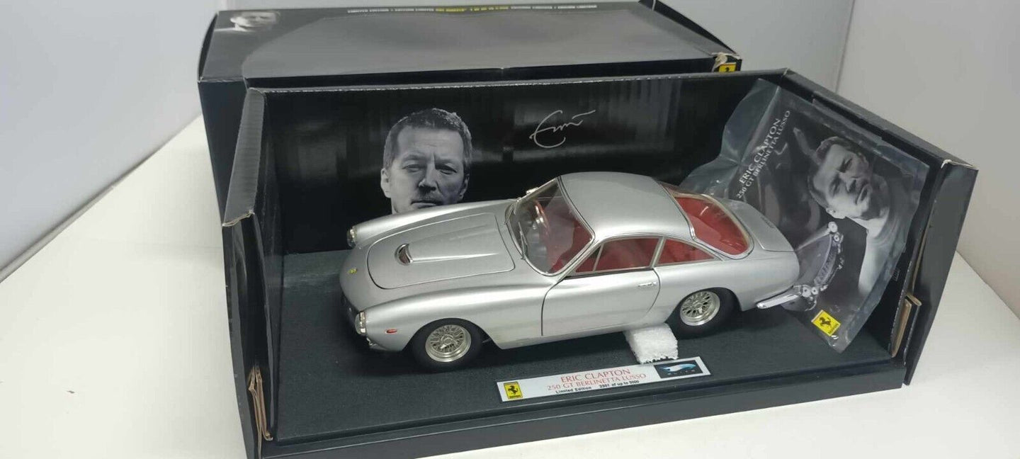 Ferrari 250 GT Berlinetta Lusso Eric Clepton Hot Wheels Elite 1:18 Usato + Box
