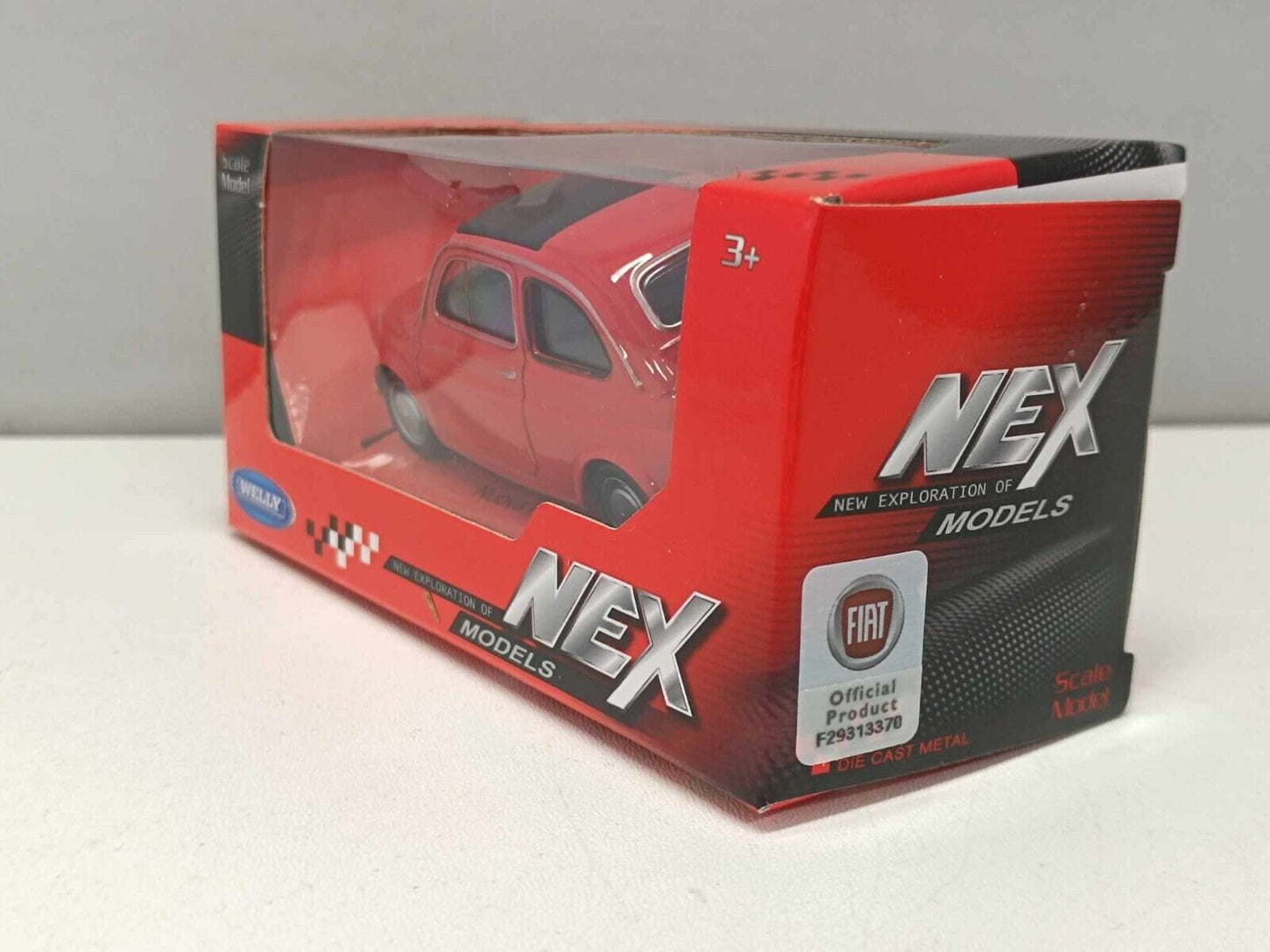 Fiat Nuova 500 - 1965 Red Rosso Welly Nex 1:43 Nuovo
