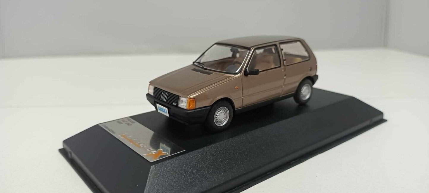 Fiat Uno 1983 Premium X Limited Edition 1:43 Champagne Usato + Teca