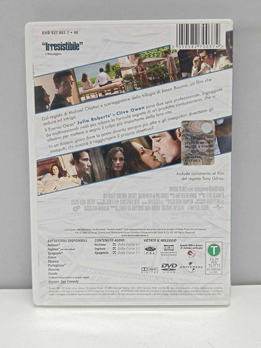 Duplicity FIlm DVD Italiano Usato Ita Julia Roberts