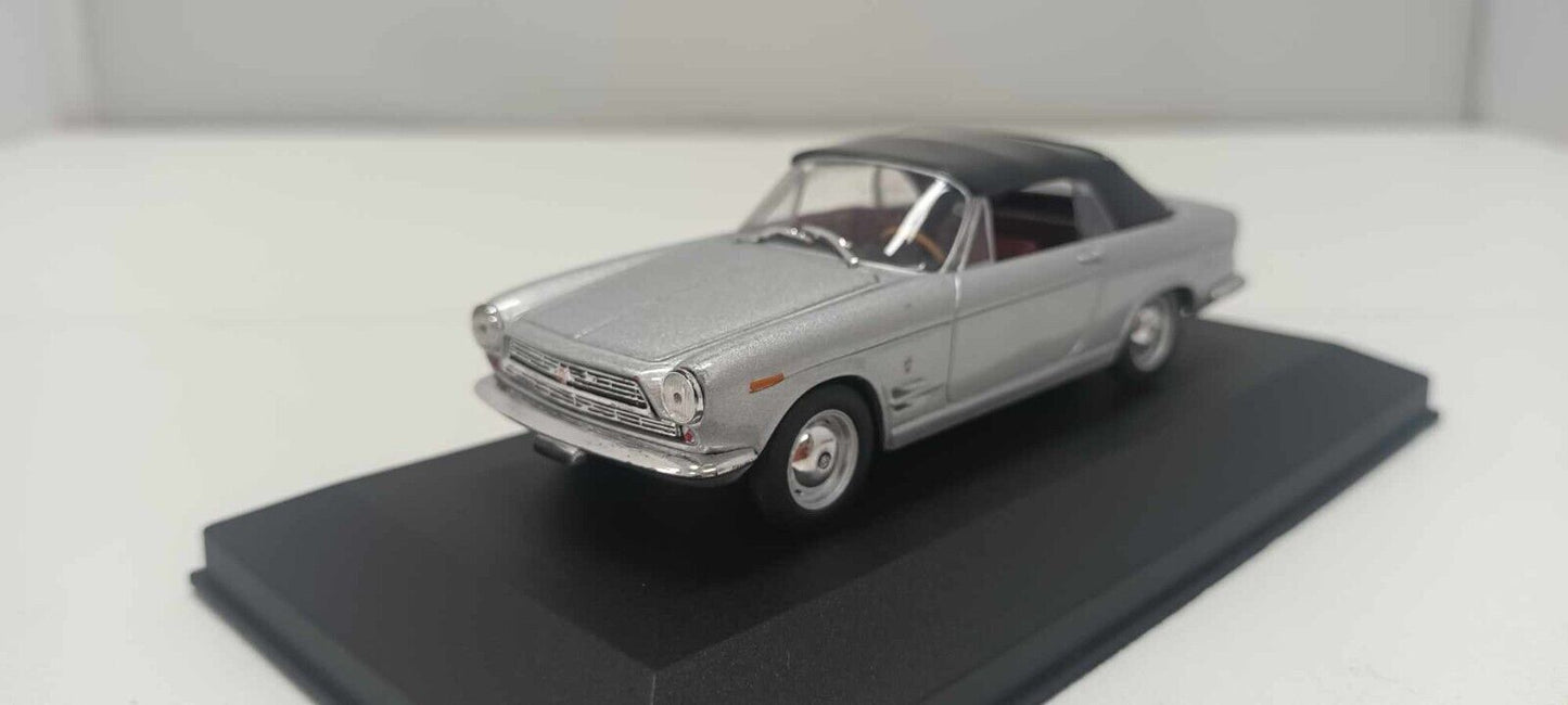 Fiat 2300 S Cabriolet Starline Models 1:43 Silver Usato + Teca + Basetta