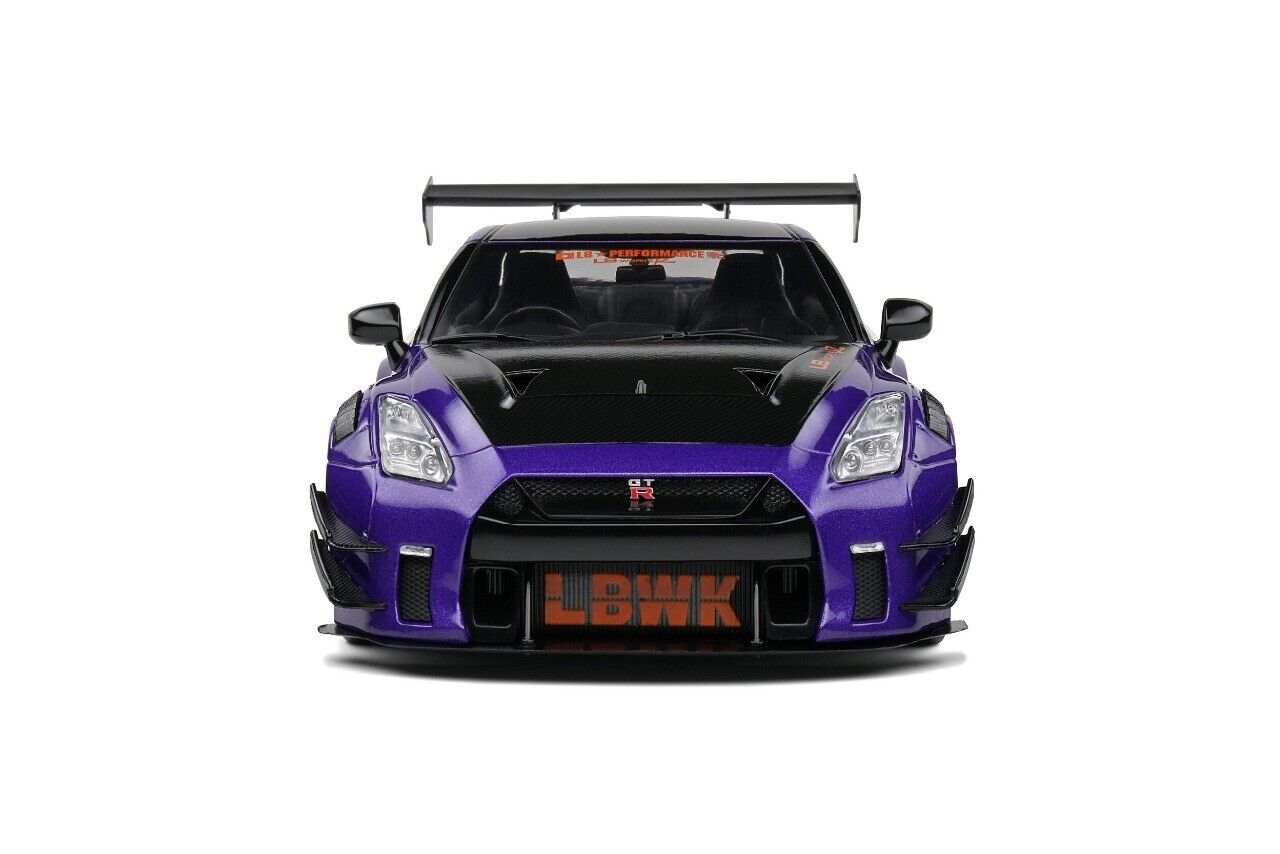 Nissan Skyline GT-R R35 Body Kit Type 2 Purplezilla 2022 Solido 1:18 Nuovo
