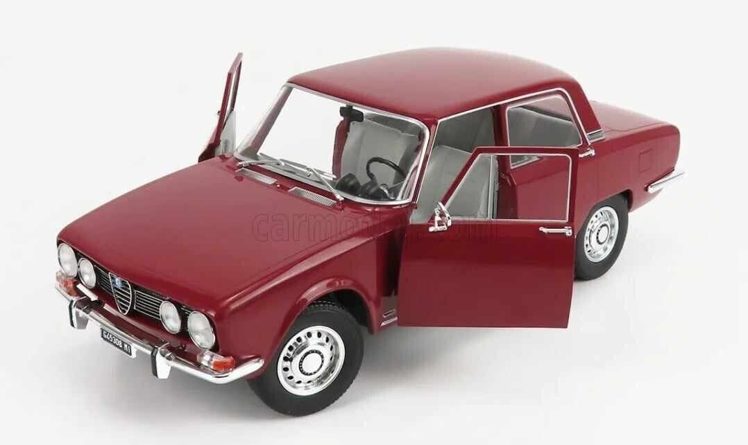 Alfa Romeo 1750 Berlina 1968 Rosso Prugna - Mitica 1:18