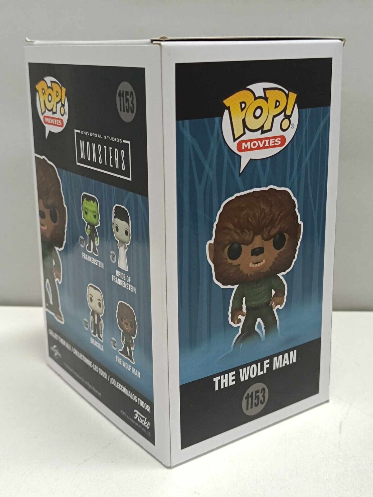 Funko Pop Monsters The Wolf Man #1153 Nuovo