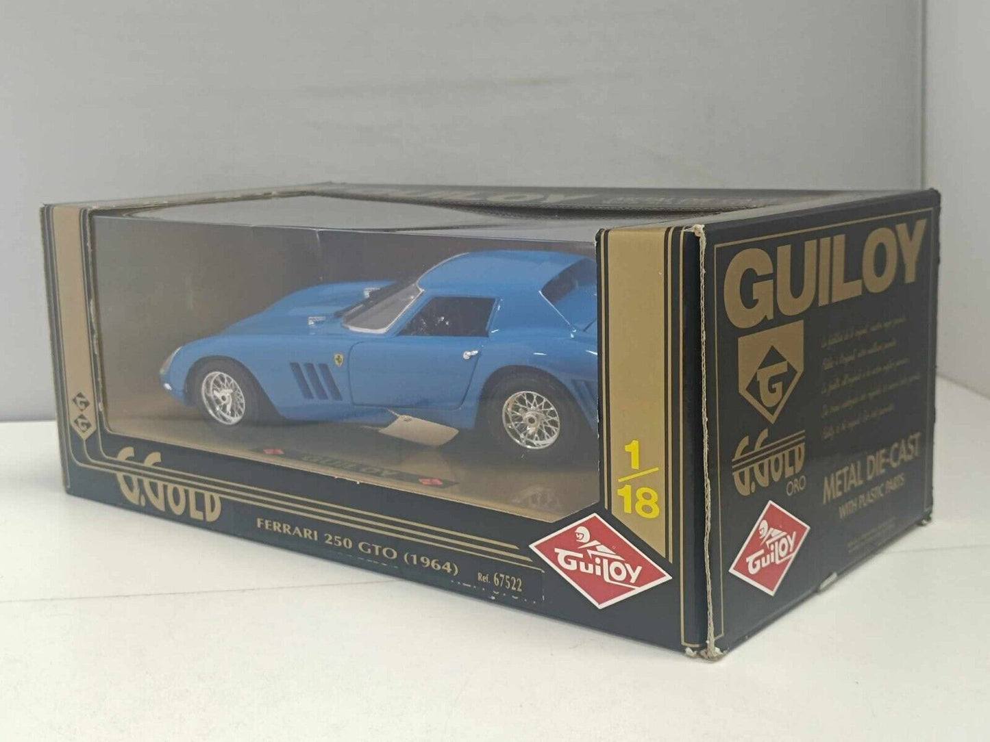 Ferrari 250 GTO 1964 - Guiloy 1:18 Blue Blu Come Nuovo + Box