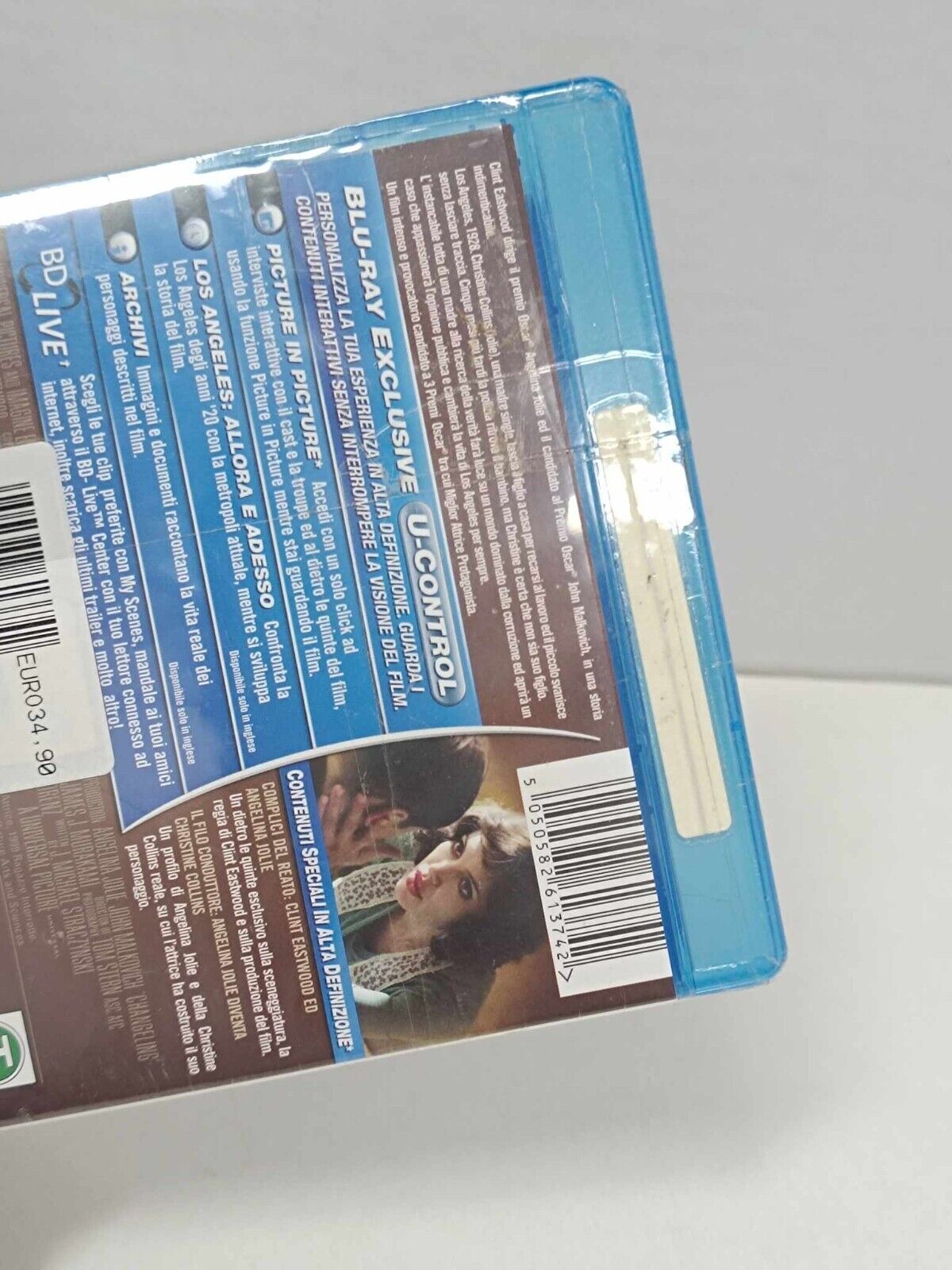 Changeling Film Bluray Blu-ray Italiano Come Nuovo Angelina Jolie