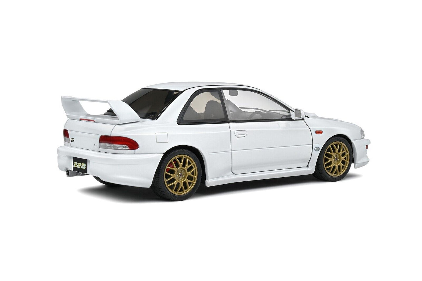 Subaru Impreza 22B 1998 White Bianco Solido 1:18 Nuovo S1807404