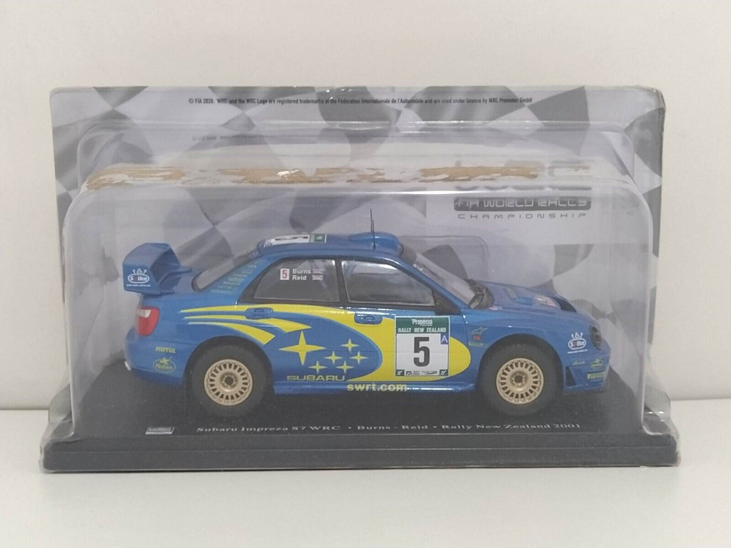 Subaru Impreza S7 WRC 2001 1:24 Edicola Hachette WRC Collection GM Shop