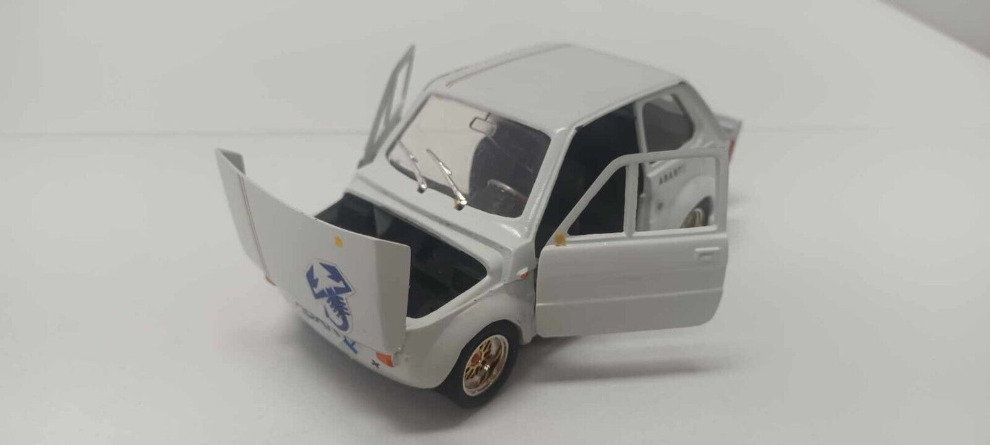 Fiat 126 Modificata Abarth Polistil Made In Italy 1:24 Usato 1/24