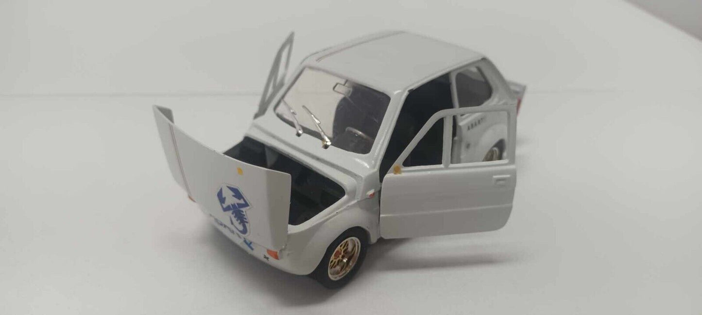 Fiat 126 Modificata Abarth Polistil Made In Italy 1:24 Usato 1/24