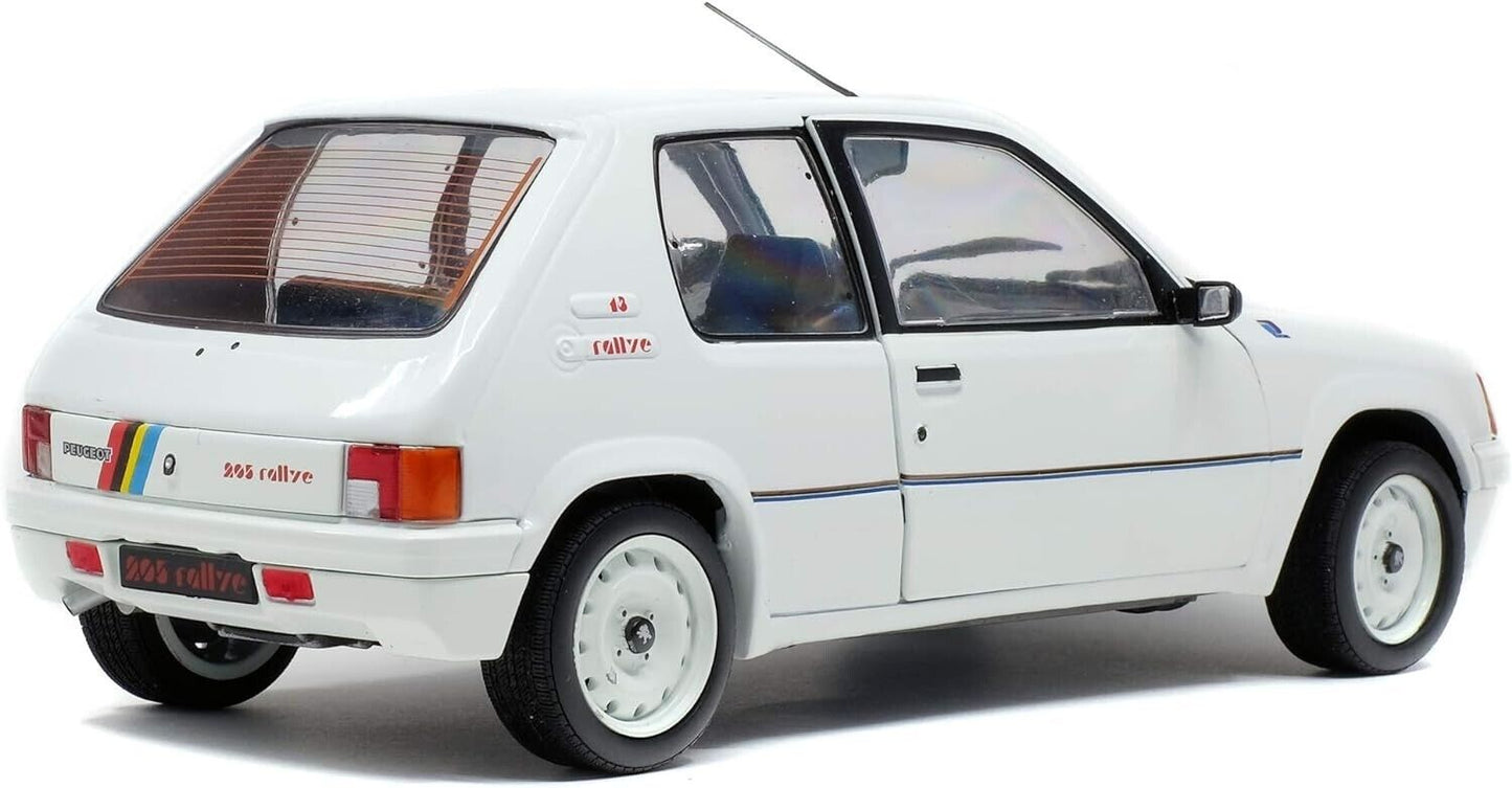 Peugeot 205 Rallye MK1 1988 Solido 1:18 Nuovo Bianco 1/18