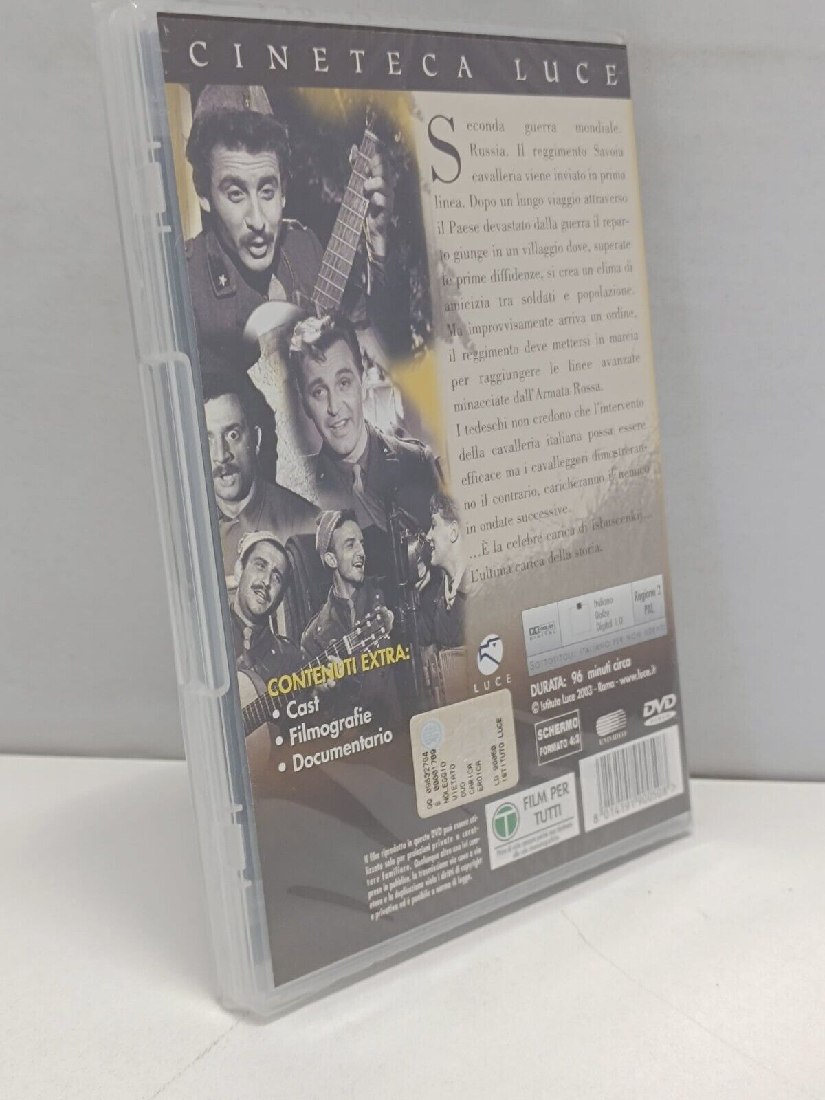 Carica Eroica Film Documentario DVD Italiano Nuovo Cineteca Luce Fuori Catalogo 