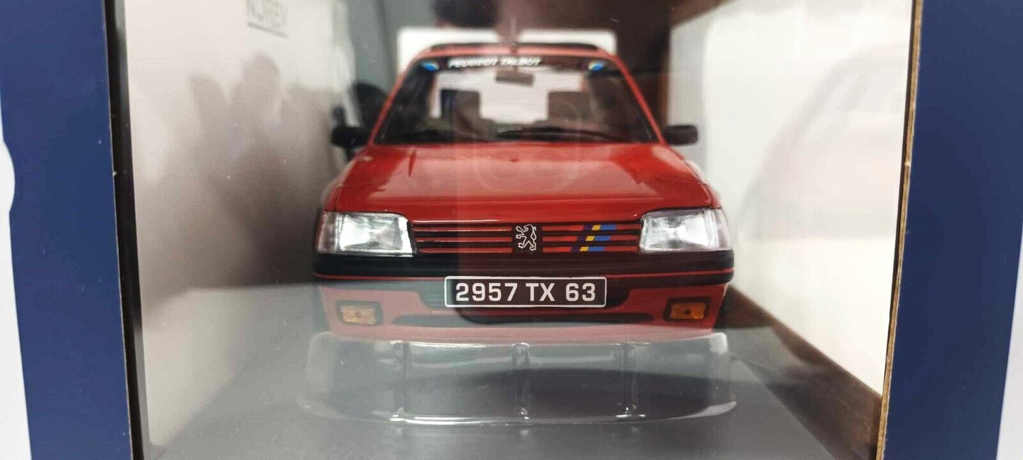 Peugeot 205 GTi 1.9 PTS Deco 1991 Norev 1/18 Vallelunga Red Rosso Nuovo GM Shop