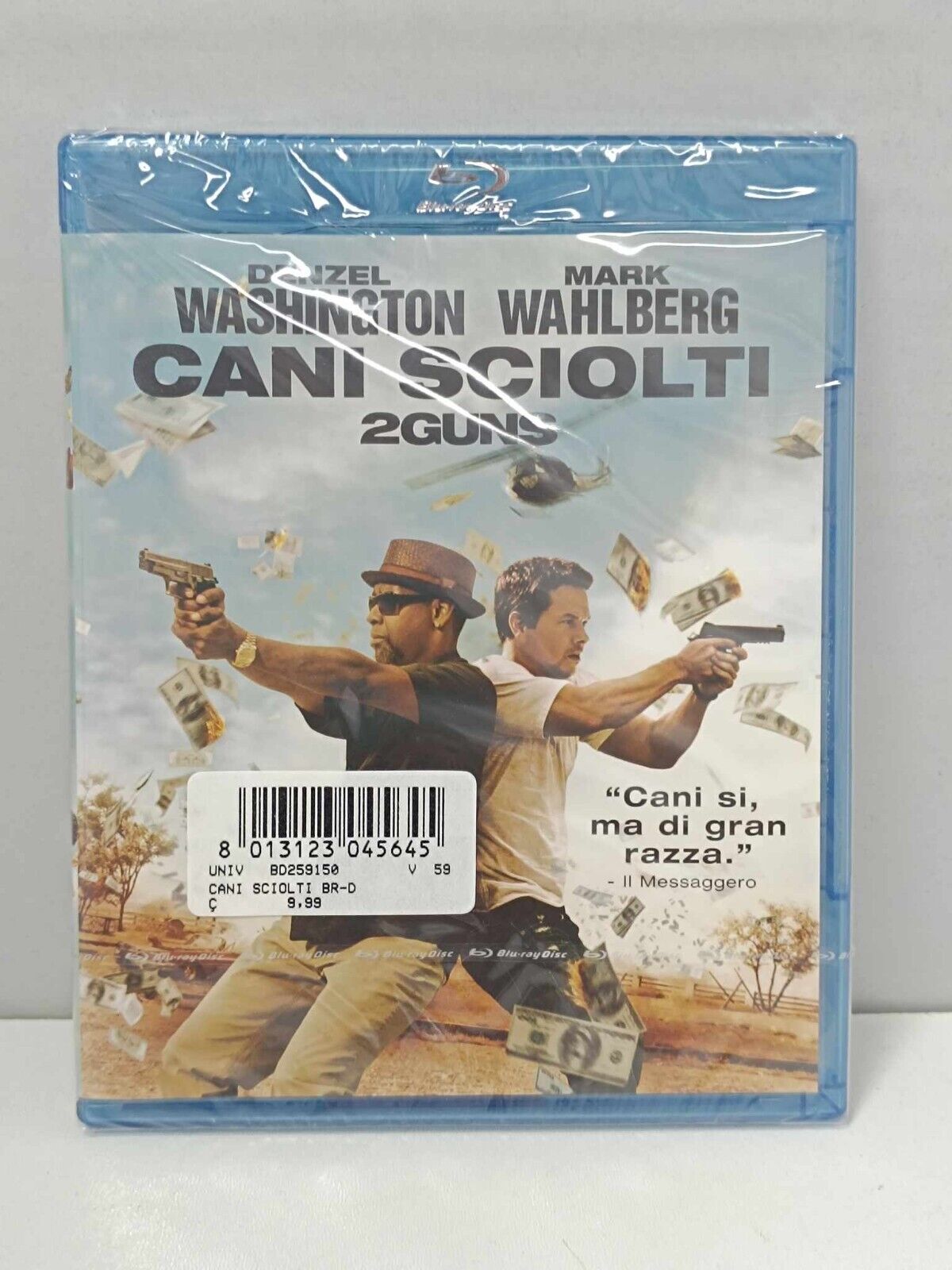 Cani Sciolti 2 Guns Film Bluray Blu-ray Italiano Come Nuovo Denzel Washington