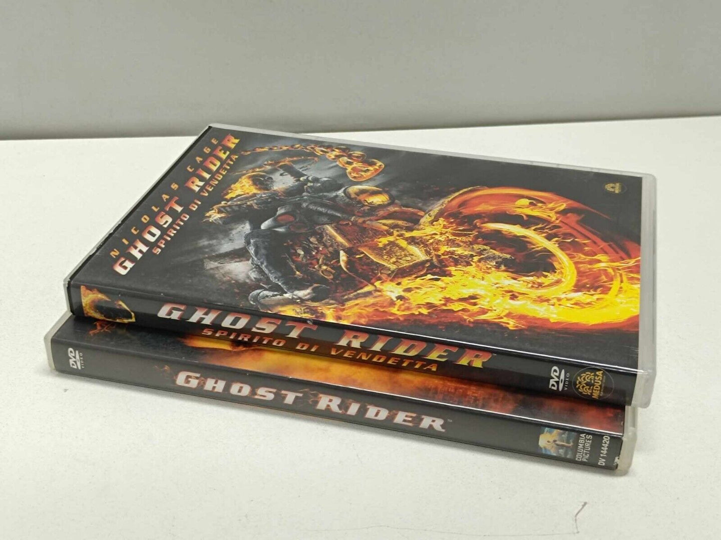 Lotto Film Ghost Rider 1 - 2 Film DVD Italiano Usato Ita