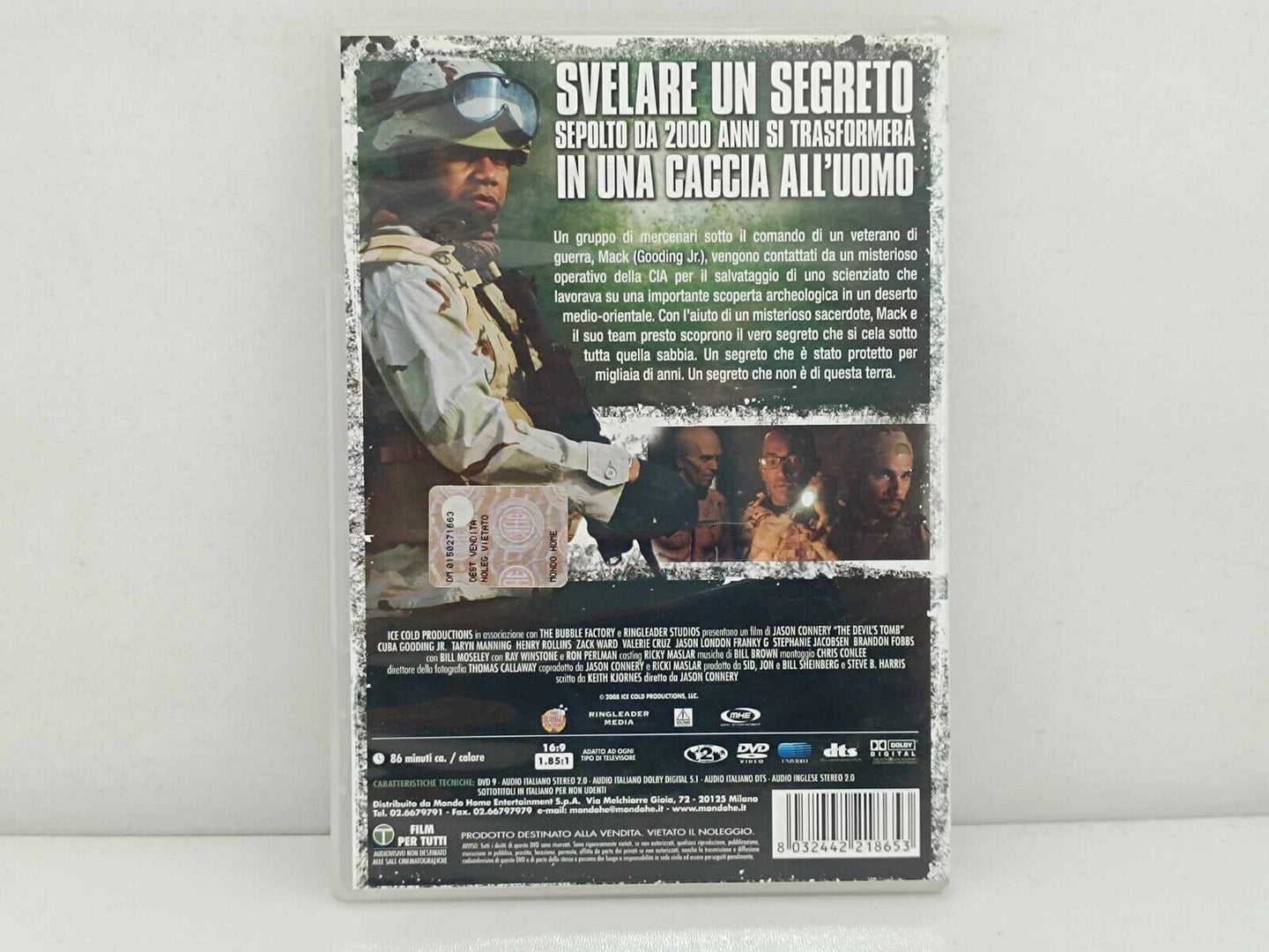 Devil's Tomb A Caccia Del Diavolo Film DVD Italiano Usato Cuba Gooding Junior