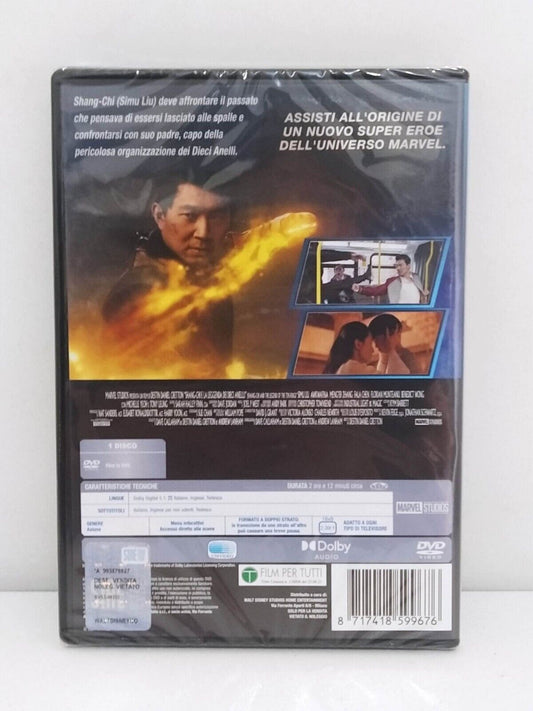 Film Dvd Marvel Shang-Chi - La Leggenda dei dieci anelli 2021 Nuovo Sigillato
