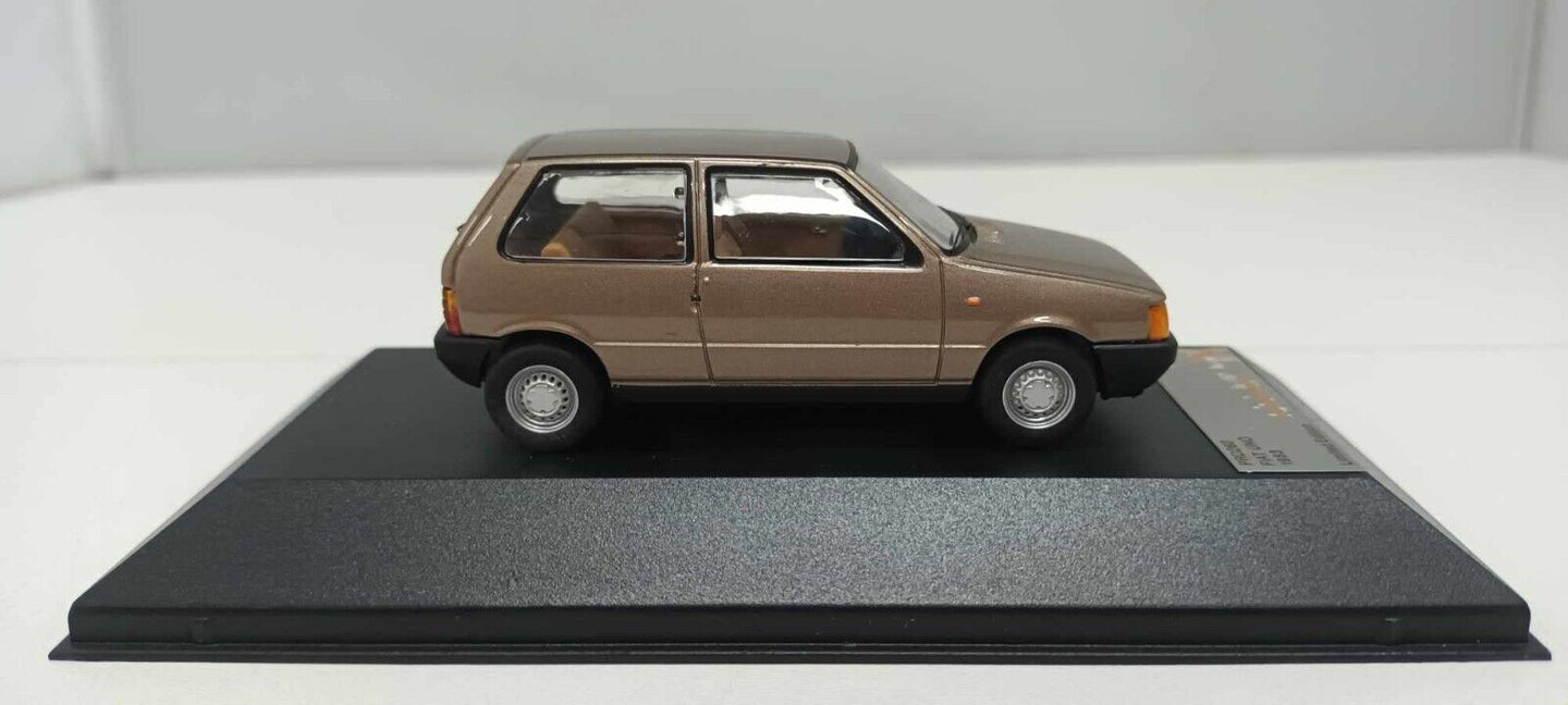 Fiat Uno 1983 Premium X Limited Edition 1:43 Champagne Usato + Teca
