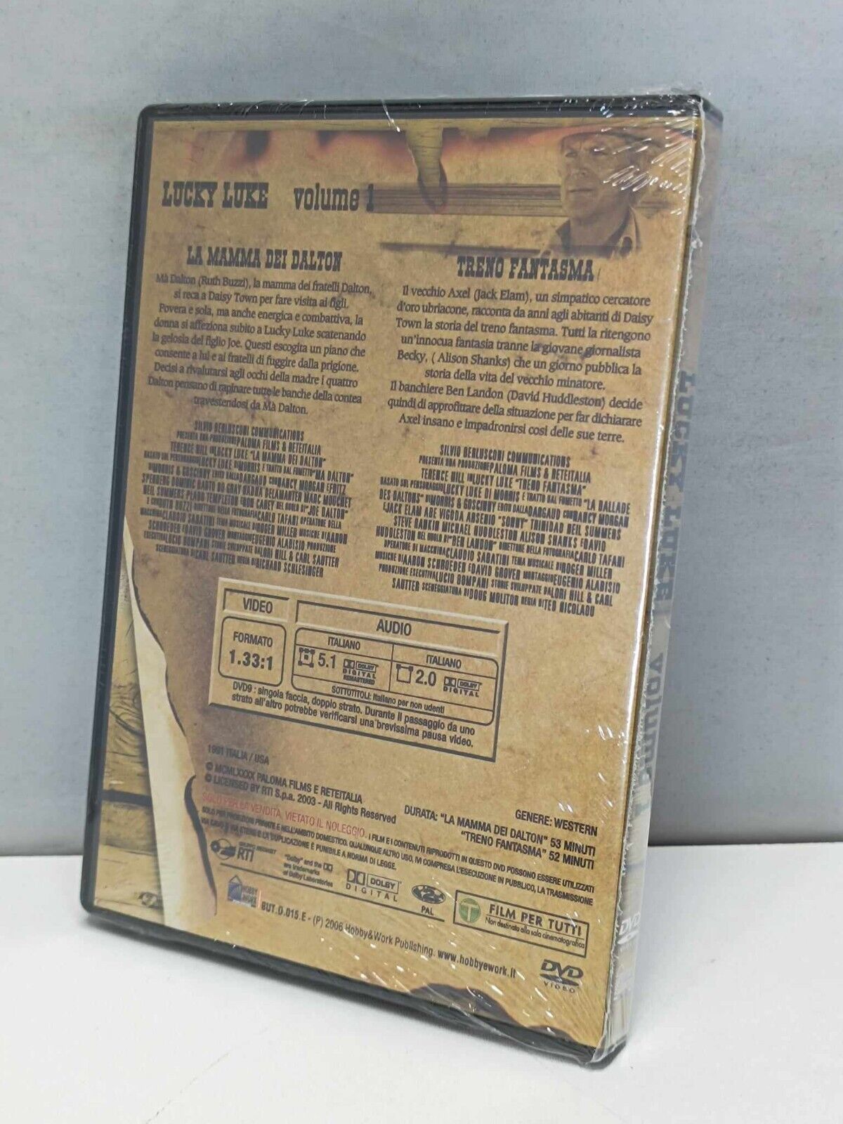 Lucky Luke Film DVD Italiano Ita Nuovo Terence Hill
