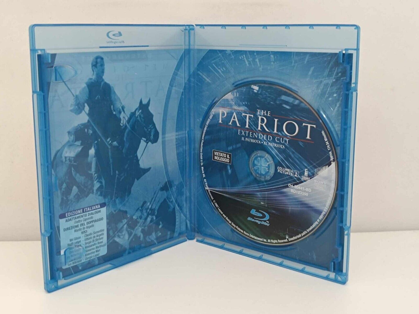 Il Patriota Film Blu Ray Ita Italiano Extended Cut Mel Gibson GM Shop