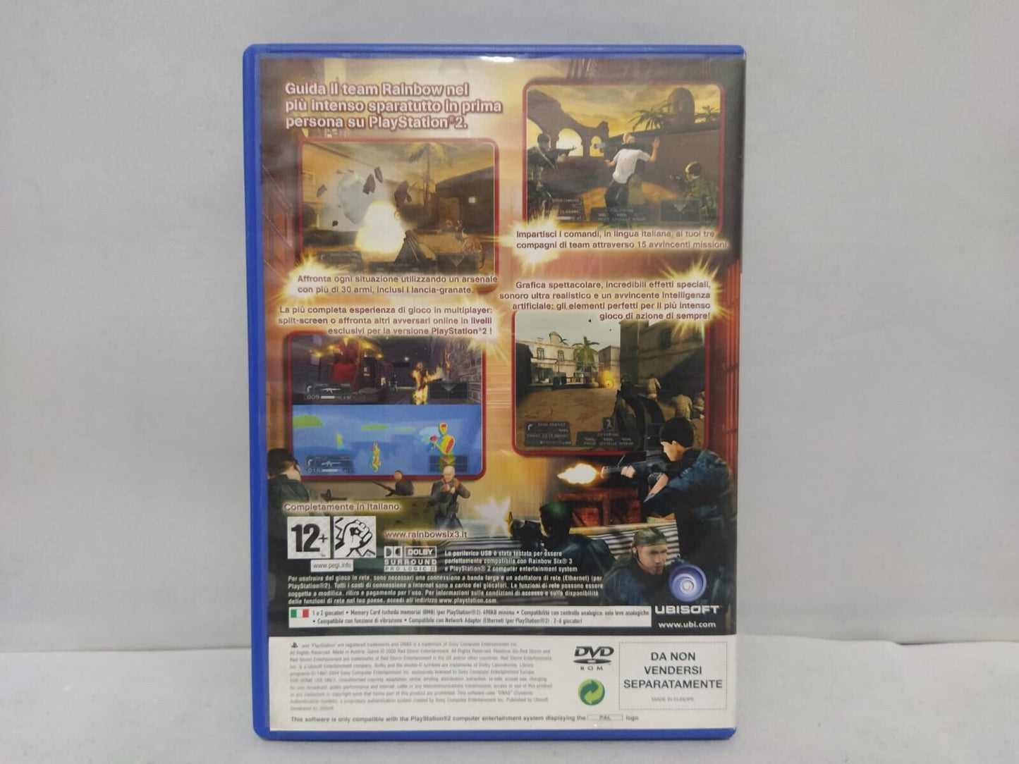 RAINBOW SIX 3 - Ps 2 PAL ITA GM SHOP