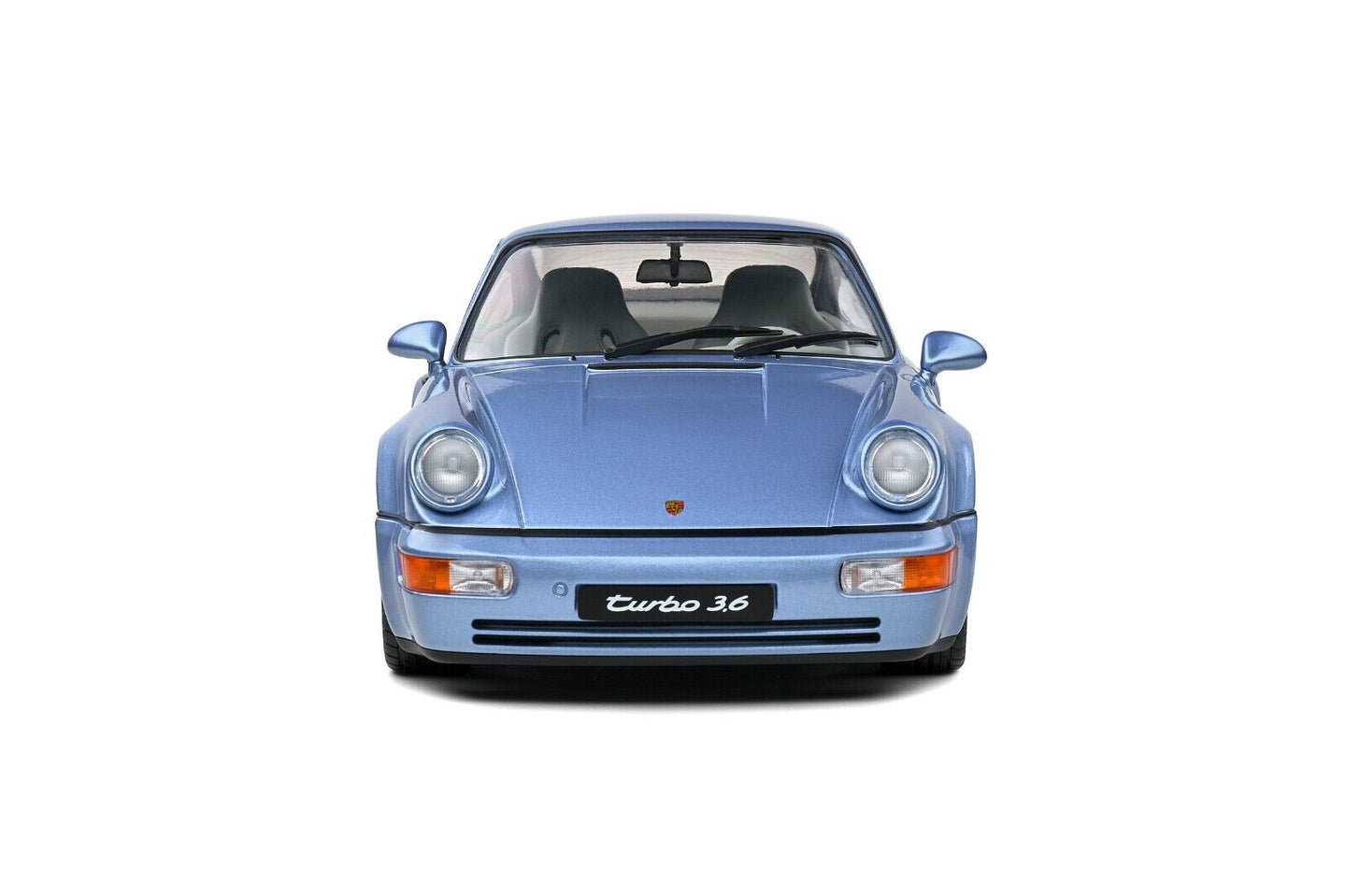 Porsche 911 - 964 Turbo 1990 Blu Horizon Blue Metallizzato Solido 1:18 Nuovo
