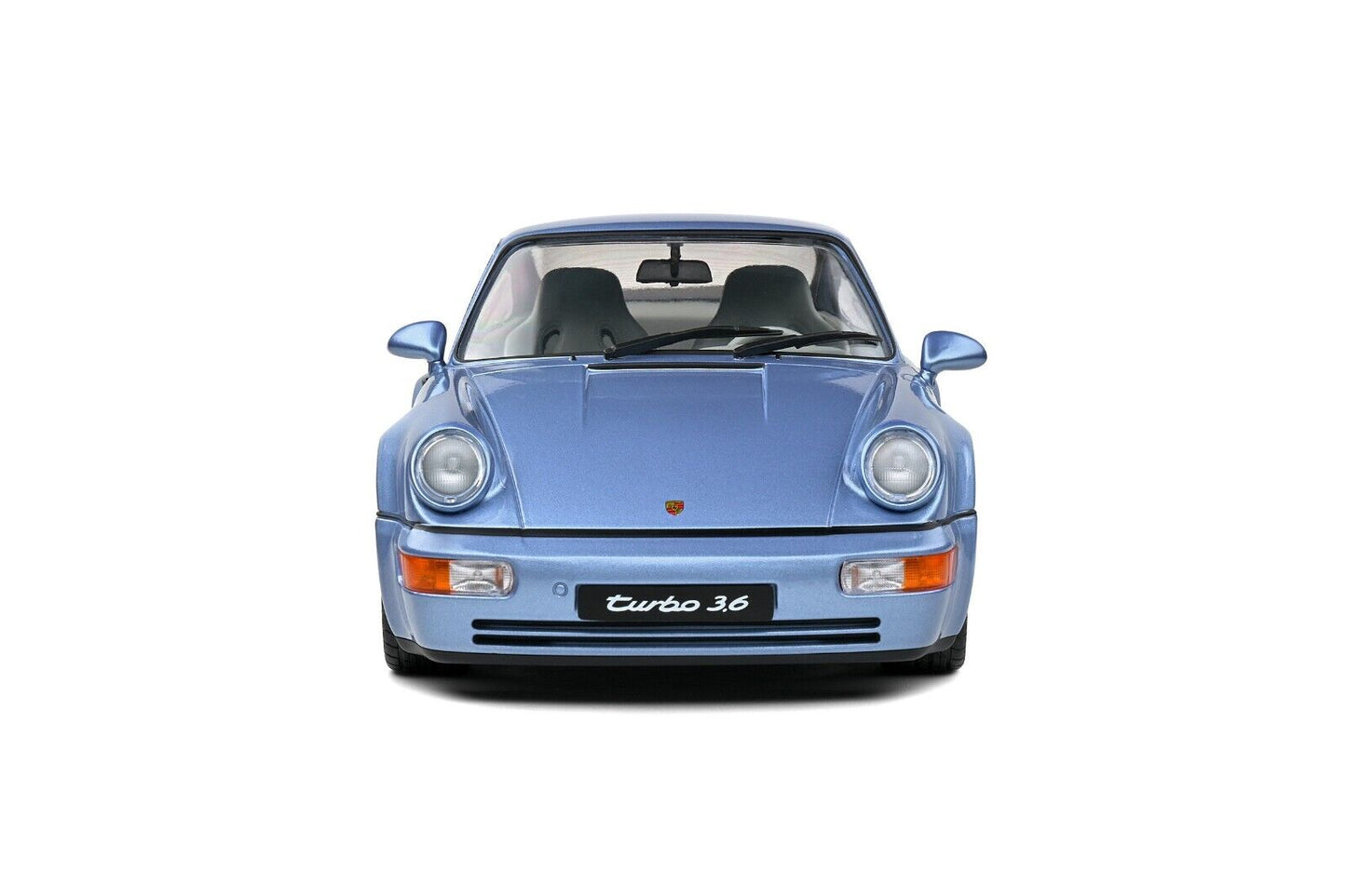 Porsche 911 - 964 Turbo 1990 Blu Horizon Blue Metallizzato Solido 1:18 Nuovo