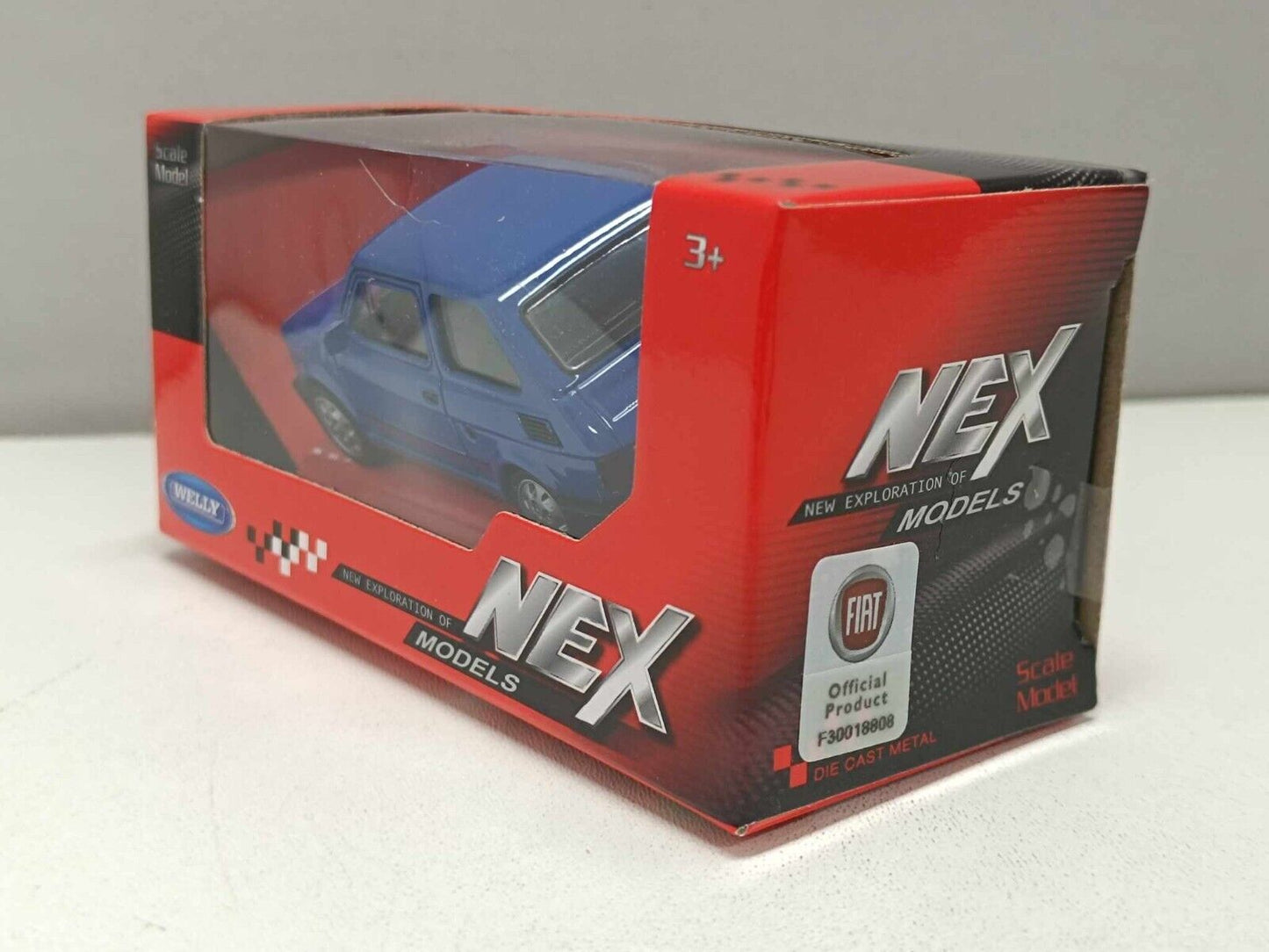 Fiat 126 - 1980 Blu Blue Welly Nex 1:43 Modellino Auto Nuovo