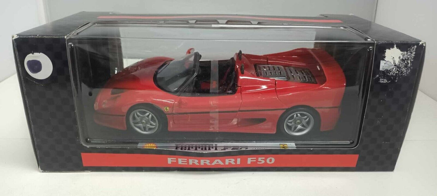 Ferrari F50 F 50 - 1995 Rosso Red Maisto 1:18 Usato + Box 1/18