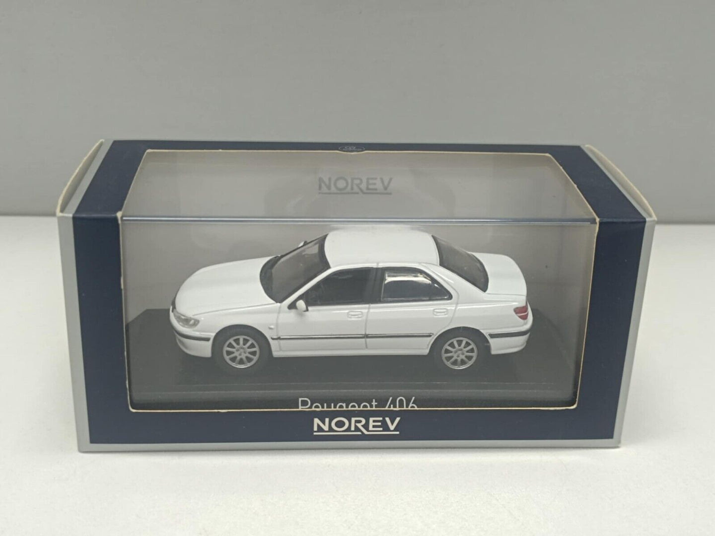 Peugeot 406 Banquise White Bianco 2003 Norev 1:43 Usato + Box Rare Rara 474604