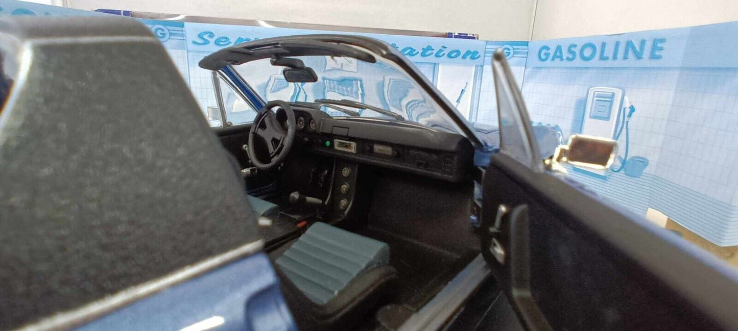 VW Porsche 914/6 Revell 1/18 Blu Metallizzato Blue Usato + Box Rara Very Rare