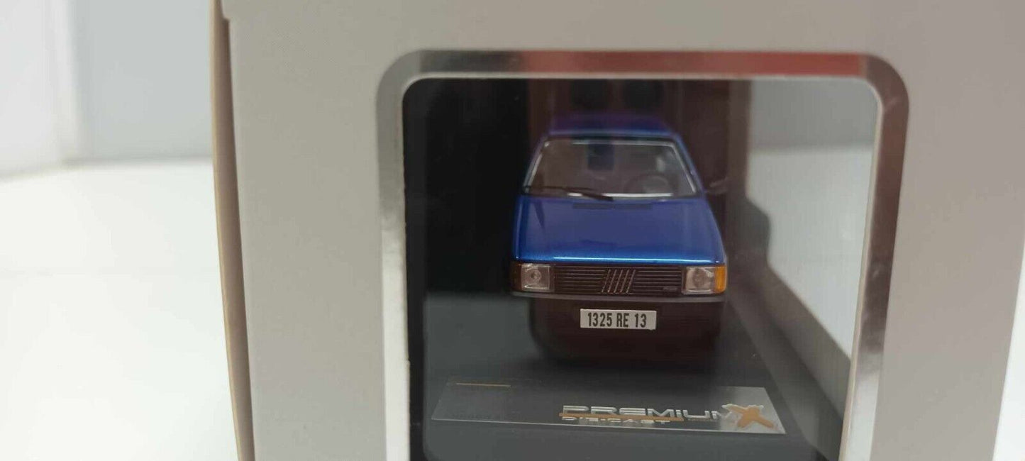 Fiat Uno 1983 PremiumX Models 1:43 Blue Metallic Blu Metallizzato Nuovo