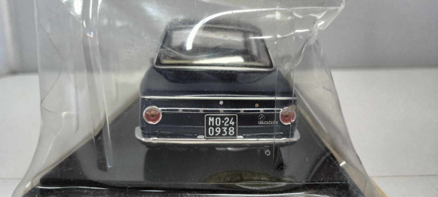 BMW 1600ti 1968 Blu Notte Edicola 1:24 Usato + Blister