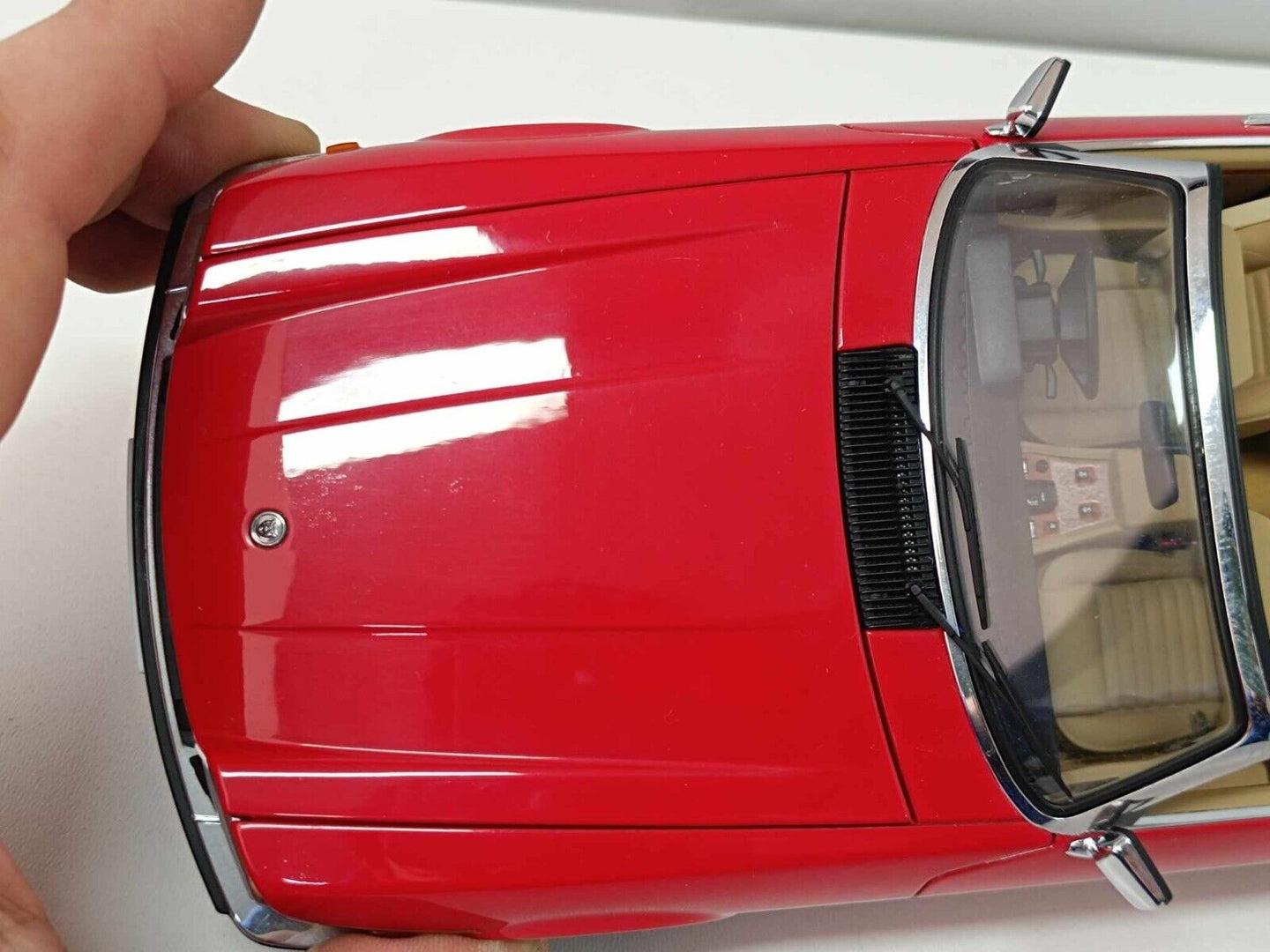 Jaguar XJS  Cabriolet 1991 Autoart 1/18 Rosso Rara Very Rare Usato GM Shop