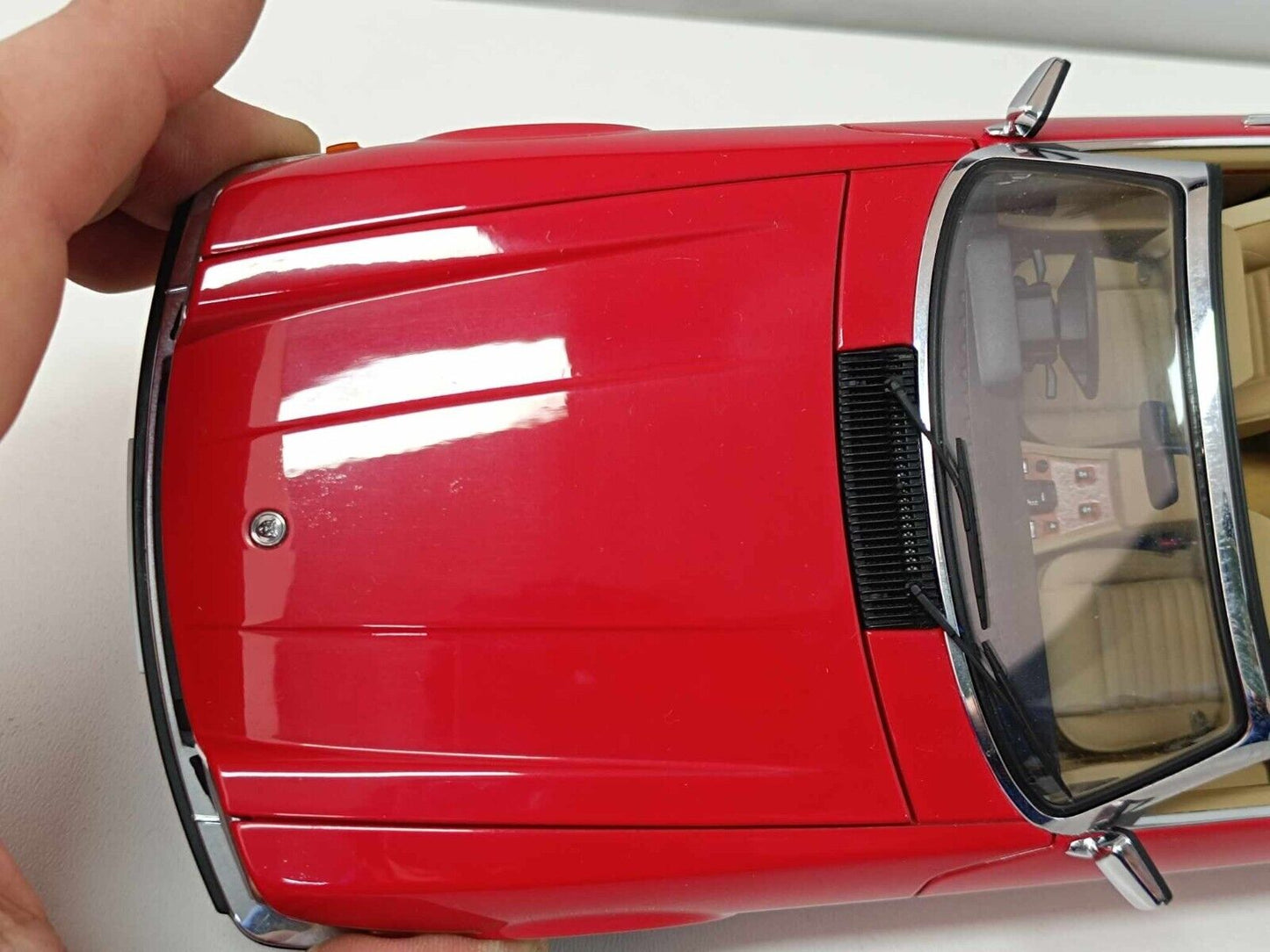 Jaguar XJS  Cabriolet 1991 Autoart 1/18 Rosso Rara Very Rare Usato GM Shop