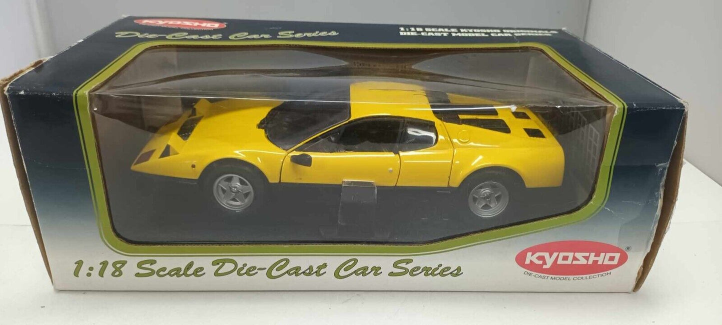 Ferrari 512BB 512 BB Giallo Yellow Kyosho 1:18 Usato + Box 1/18