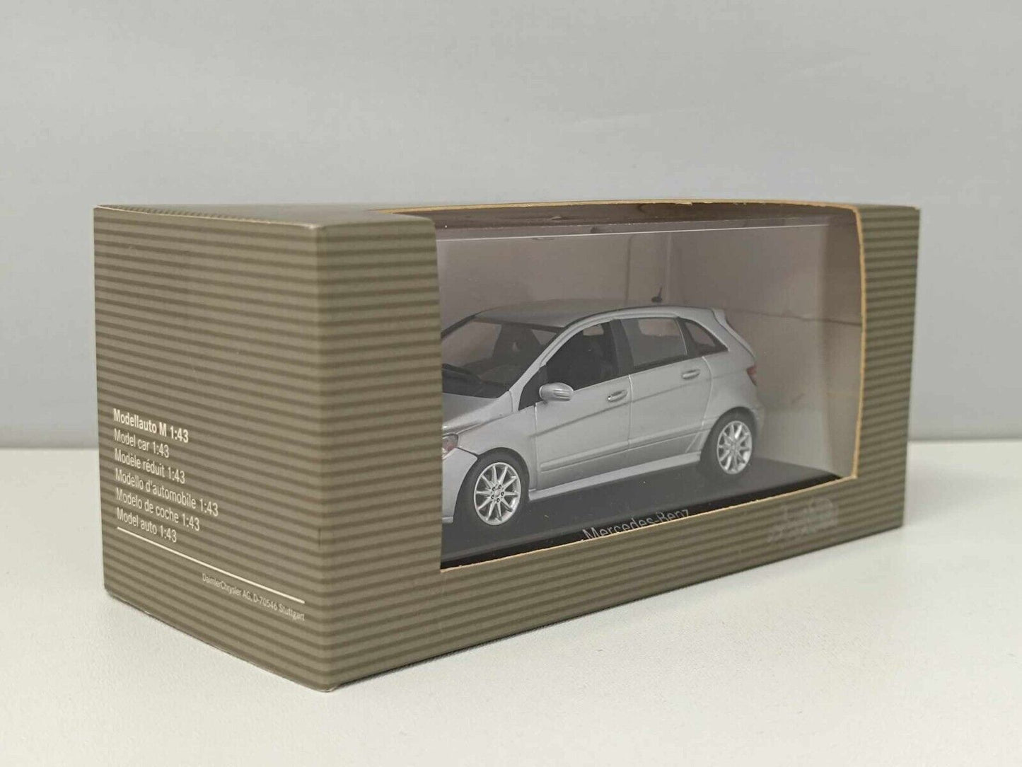 Mercedes-Benz B-Klasse W245 Minichamps 1/43 Polarsilver Usato + Teca