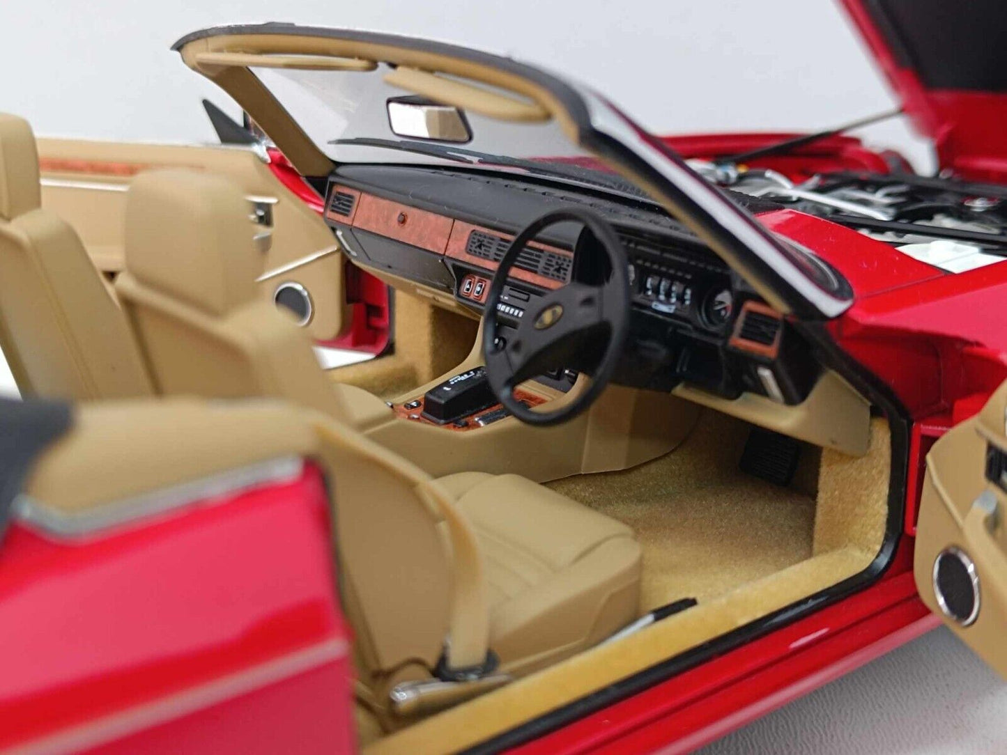 Jaguar XJS  Cabriolet 1991 Autoart 1/18 Rosso Rara Very Rare Usato GM Shop