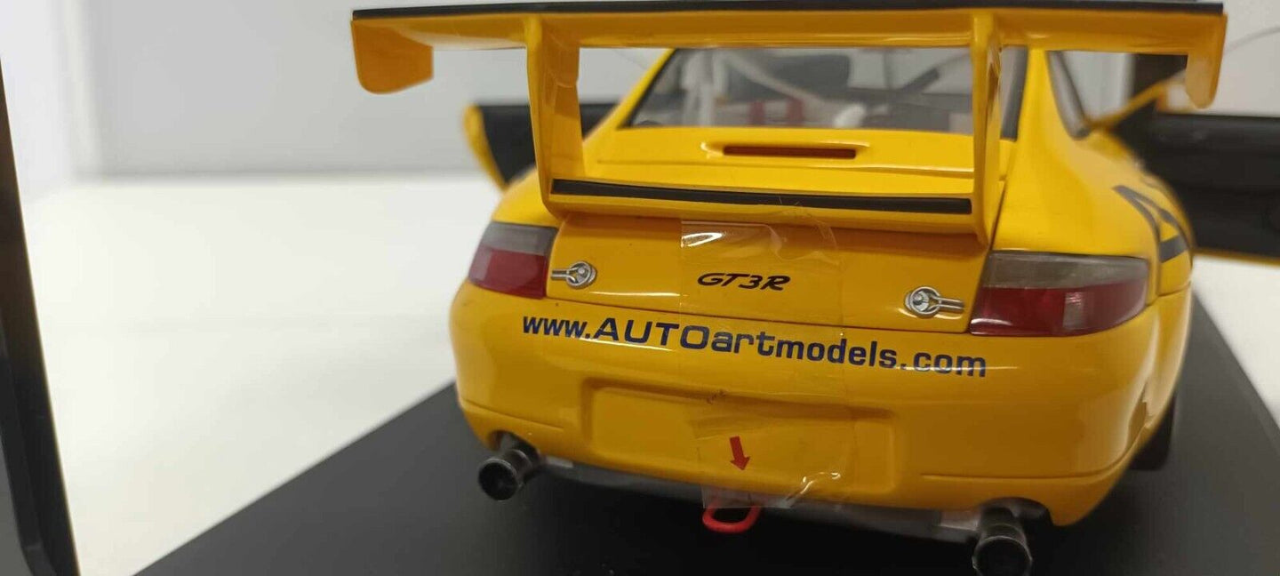 Porsche 911 996 GT3R Cup Giallo Yellow Autoart 1:18 Usato + Box Limited Edition