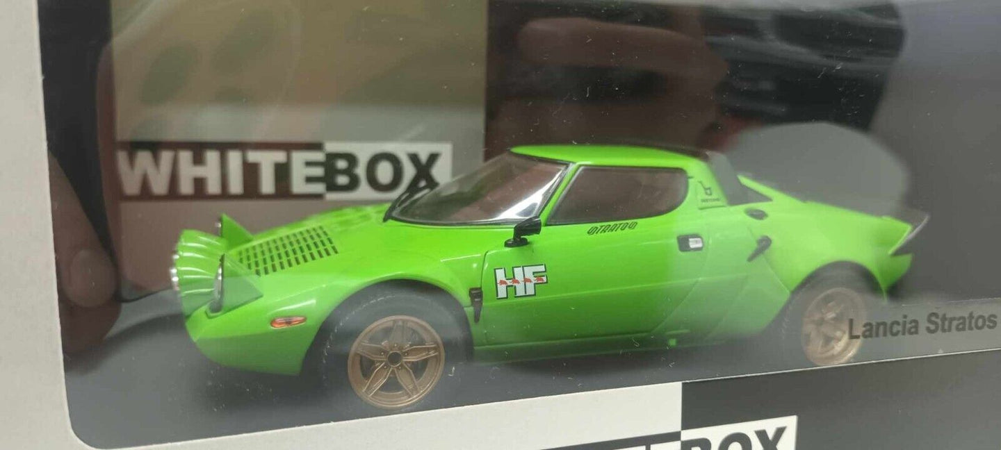 Lancia Stratos HF 1975 Verde Green Whitebox 1:24 Nuovo 1/24 WB124158