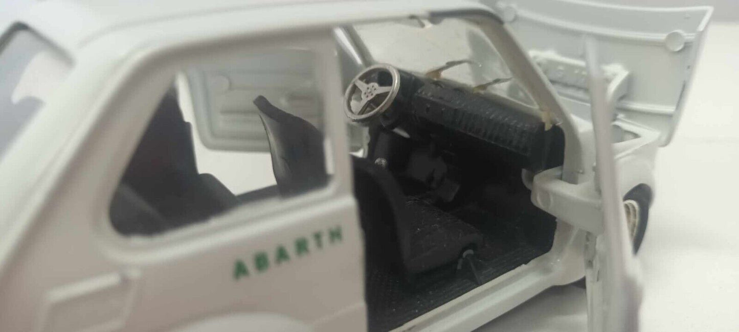 Fiat 126 Modificata Abarth Polistil Made In Italy 1:24 Usato 1/24