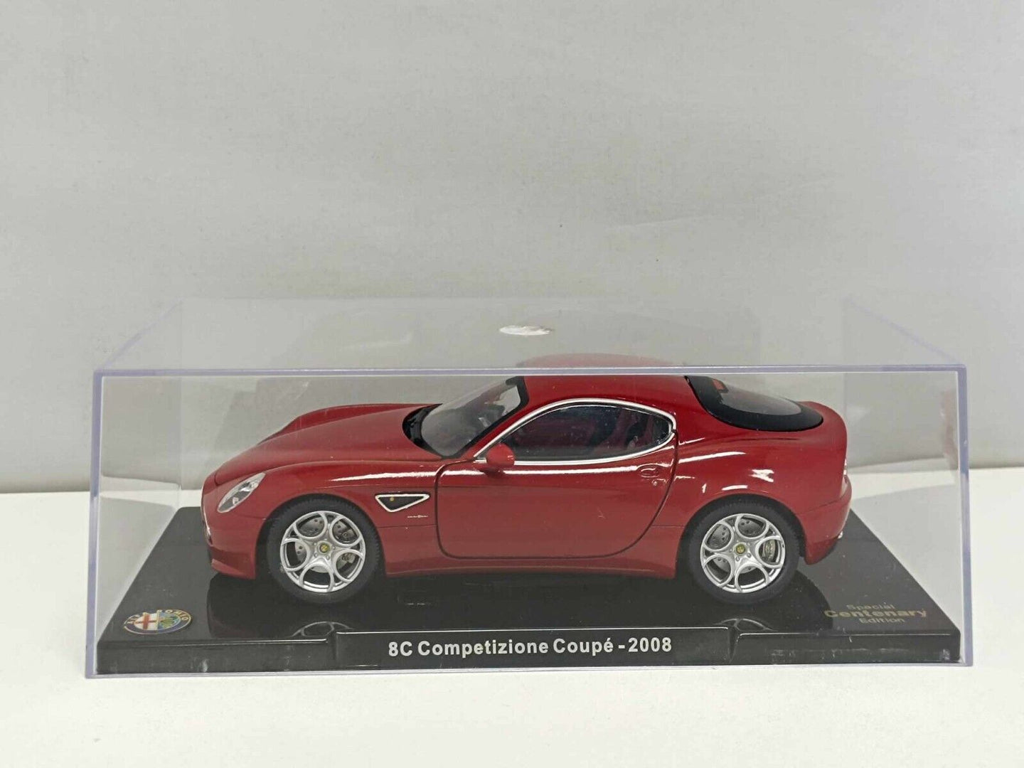 Alfa Romeo 8c Competizione Coupé 2008 Edicola Centenario 1:24 Usato + Teca
