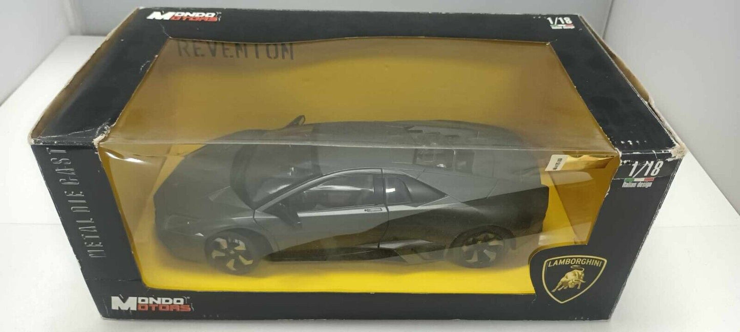 Lamborghini Reventon Mondo Motors 1:18 Usato Grigio Scuro Dark Grey 1/18