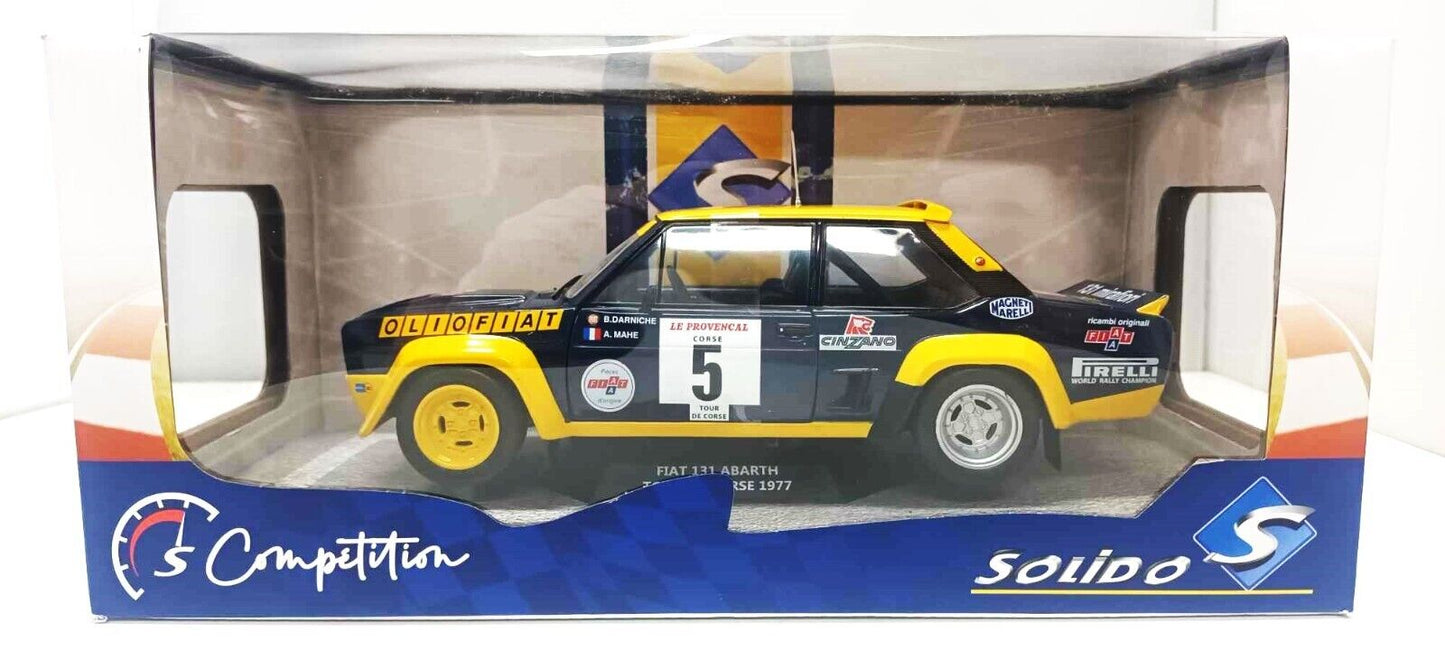 Fiat 131 Abarth TDC 77 Darniche #5 Olio Fiat Solido 1:18 Nuovo 1/18