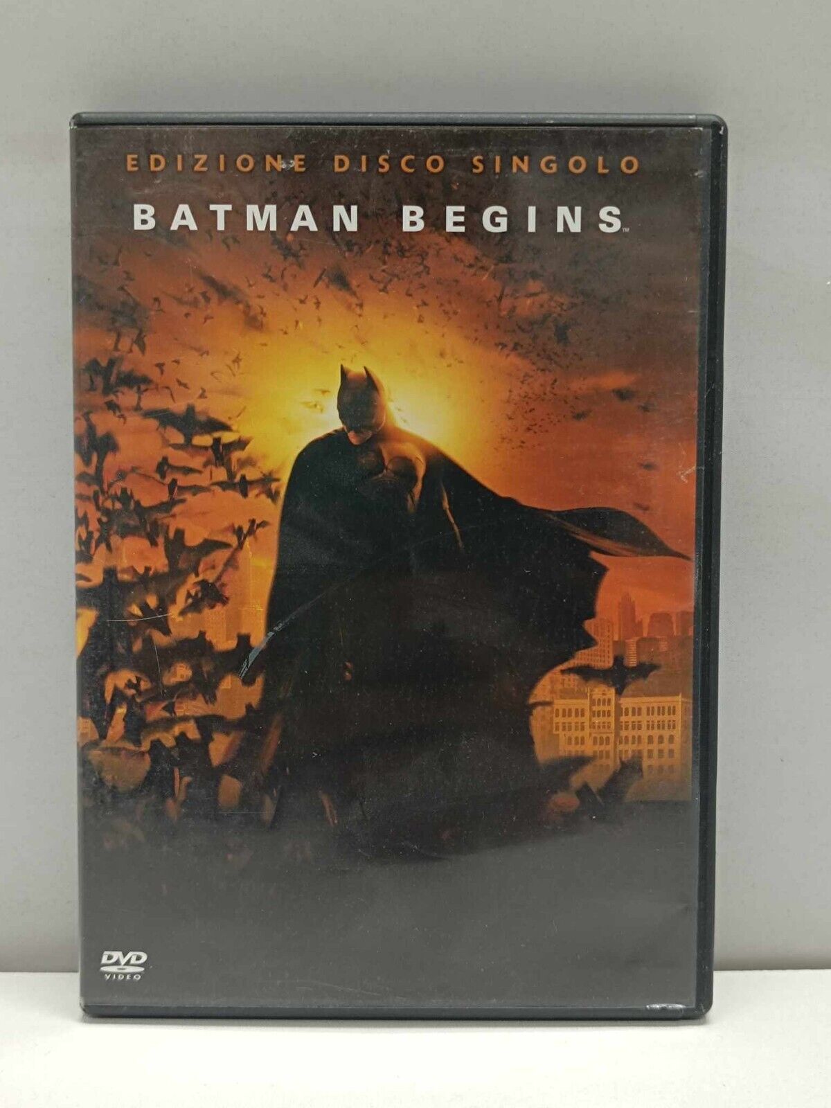 Batman Begins Il Cavaliere Oscuro Trilogia Nolan Film DVD Italiano Usato Ita