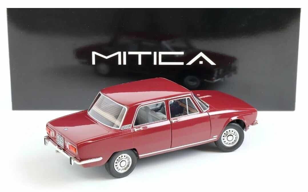 Alfa Romeo 1750 Berlina 1968 Rosso Prugna - Mitica 1:18