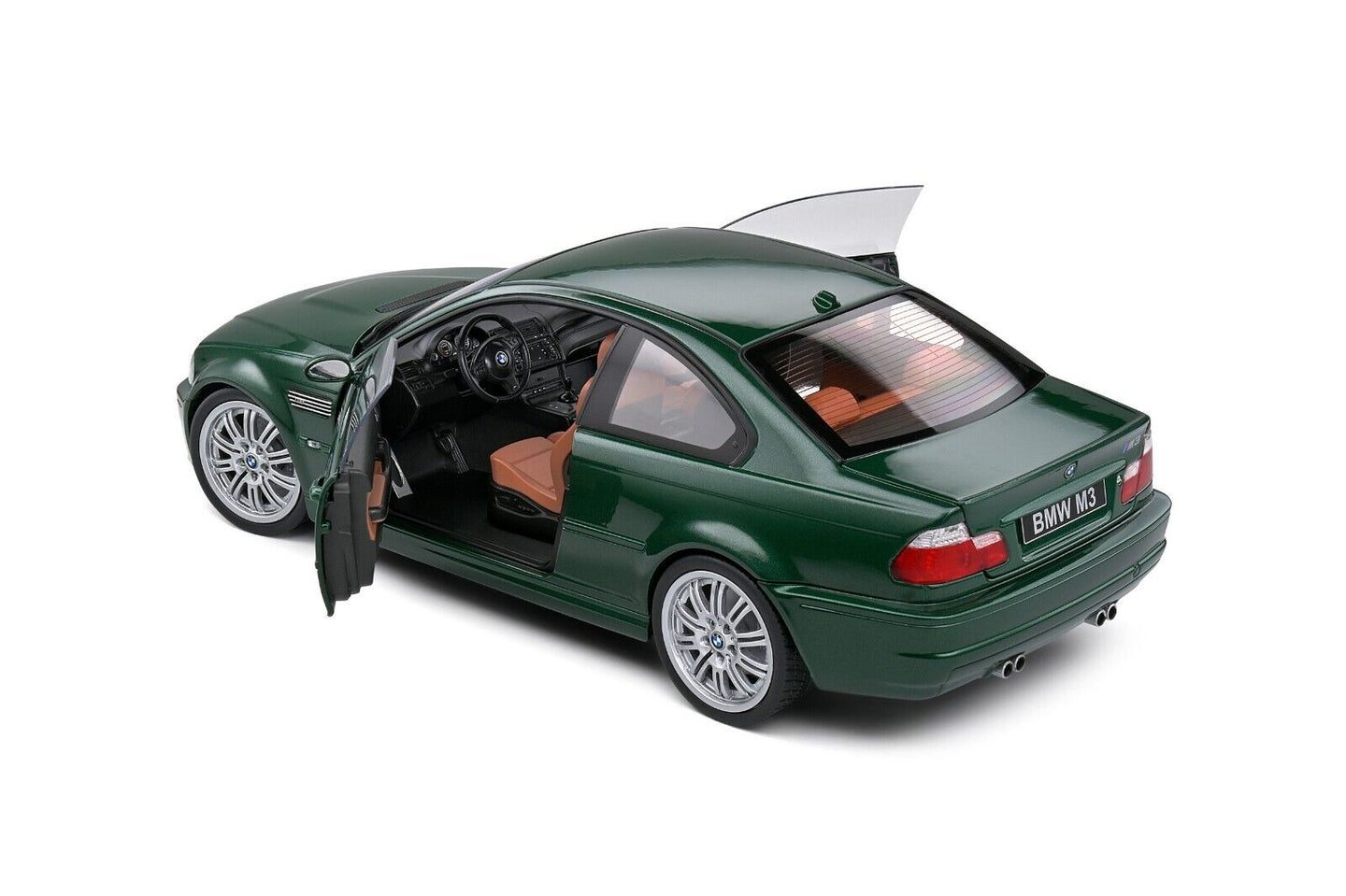 BMW E46 M3 Coupé Verde Oxford Green 2000 Solido 1:18 Nuovo 1/18