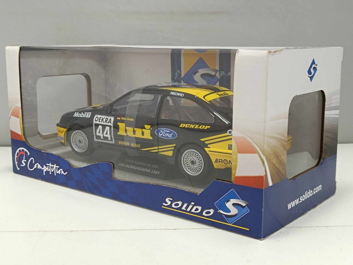 Ford Sierra RS 500 24h Nürburgring 1989 #44 V.Weidler - Solido 1:18 Nuovo