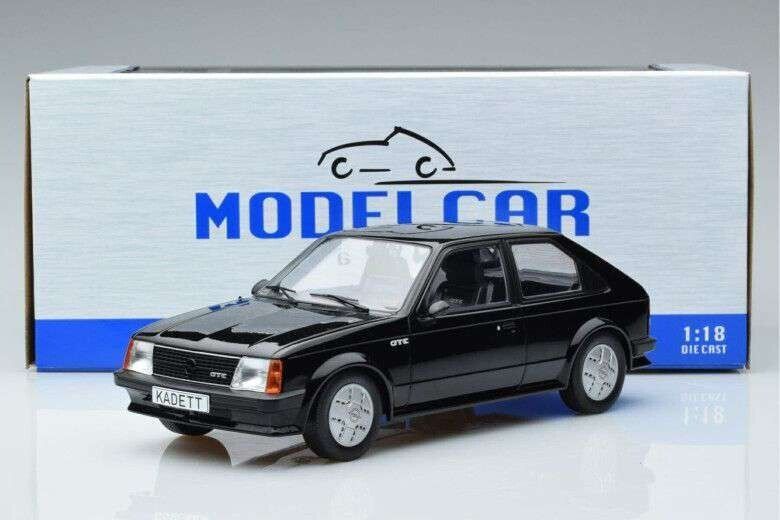 Opel Kadett D GTE Modelcar MCG 1/18 Nero Black Nuovo GM Shop